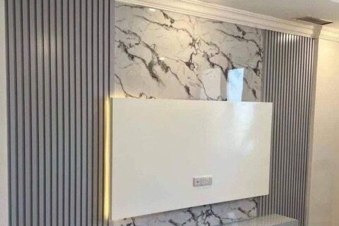 Contemporary TV Wall Panel with Storage